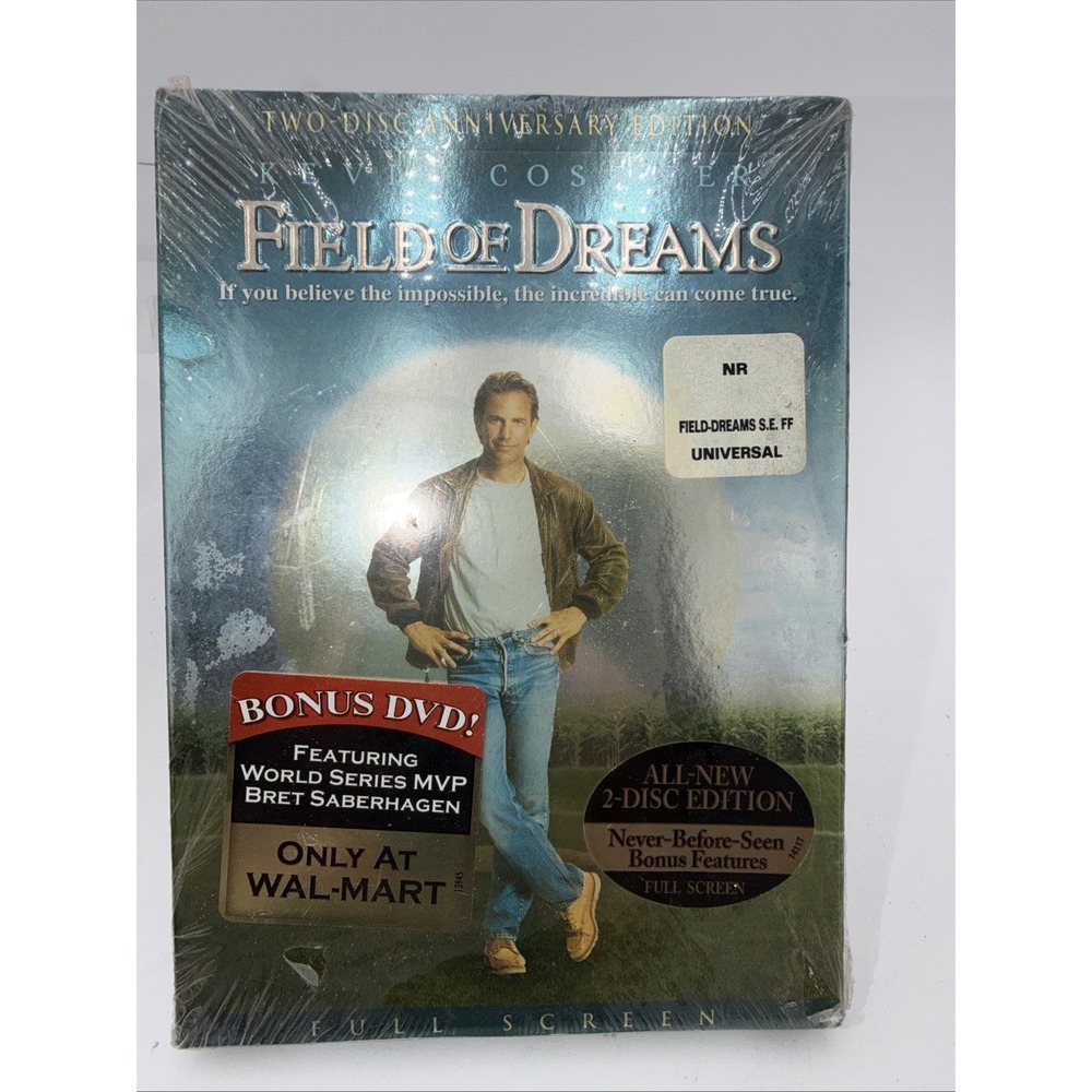 FIELD OF DREAMS - 2 Disc Anniversary‎ Edition FULL SCREEN DVD NEW/SEALED